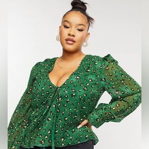 NWT ASOS Never Fully Dressed Plus Blouse!